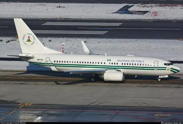 3 Nigerian Presidential Planes